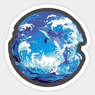 dolphin Sticker